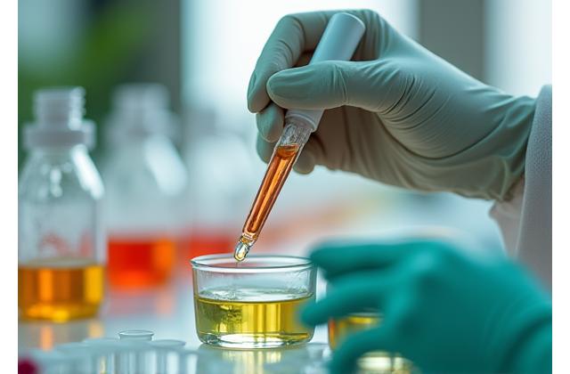 Image d'un laboratoire de recherche de pointe avec équipement moderne